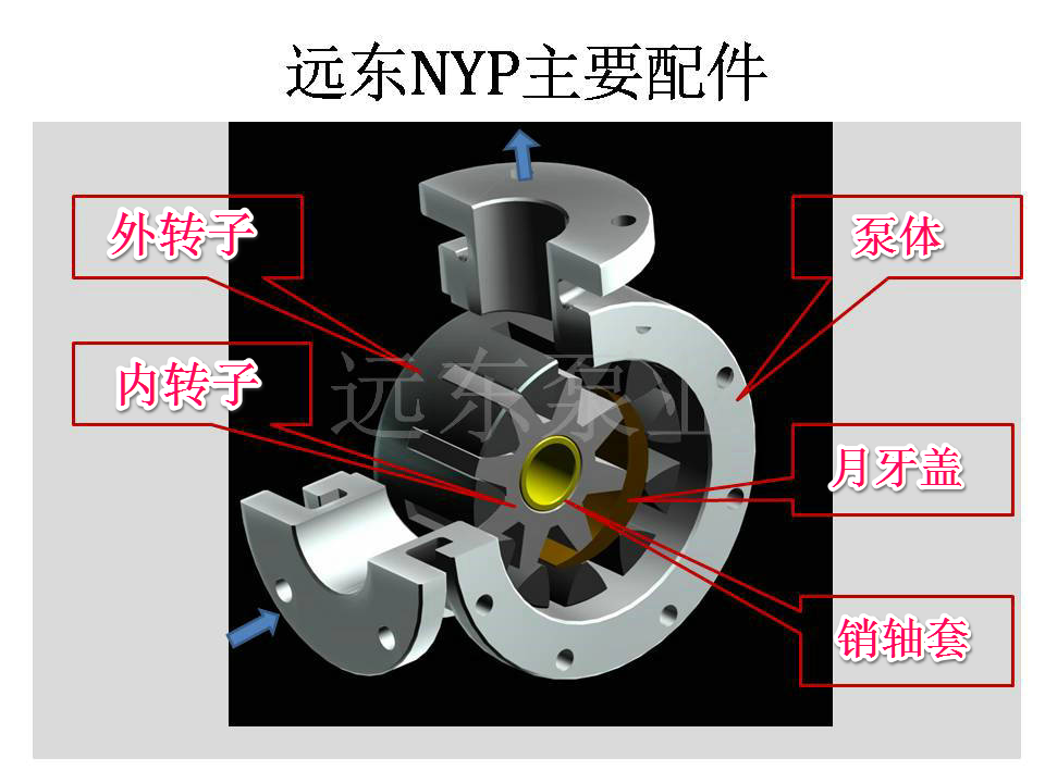 NYP高粘度泵泵頭結(jié)構(gòu)