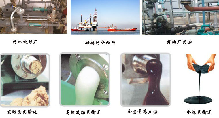 G型單螺桿泵應用 G型單螺桿泵應用