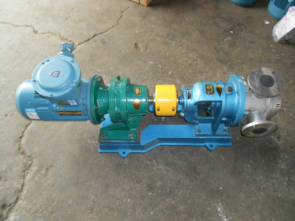 TDI卸料泵NYP110-RU-104U-W51高粘度轉子泵  流量：25m3/h  壓力：0.6MPa